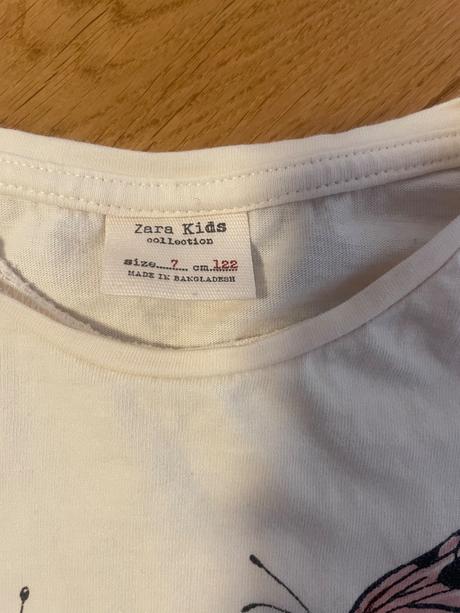 Tricko s motylikmi, zara,122