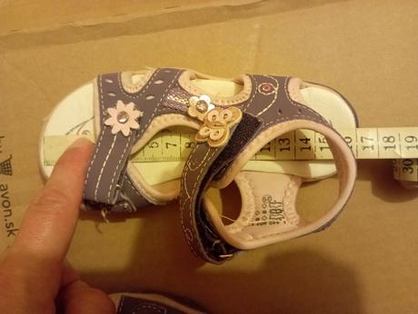Dievčenské sandálky č. 25, cupcake,25