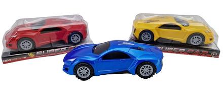 Športové auto na zotrvačník 17cm, 