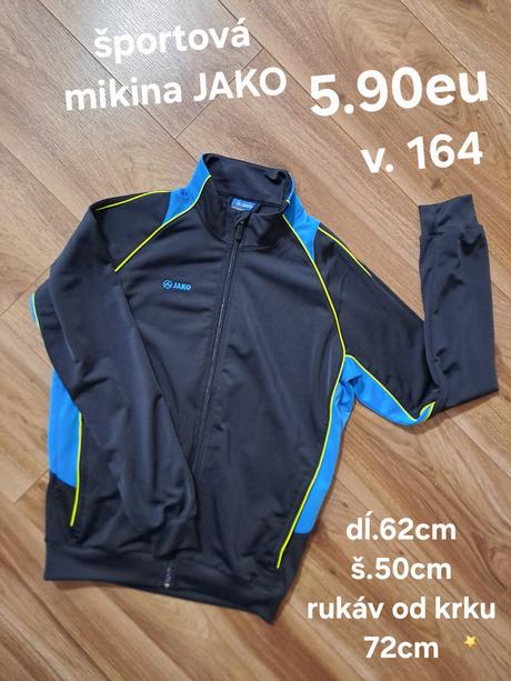 Športová mikina jako, 164
