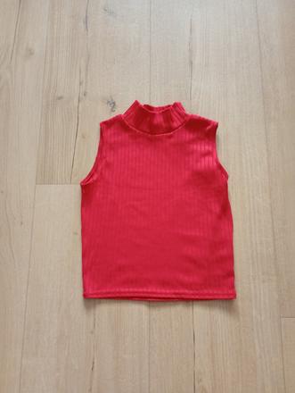 Červené tielko top, xs