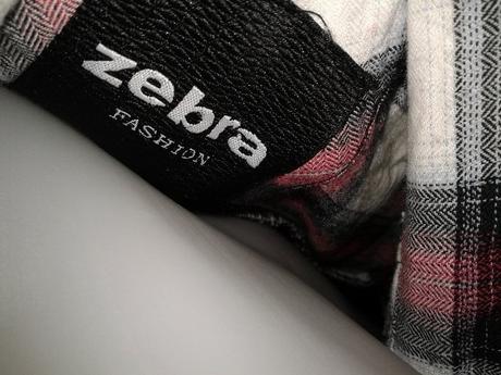 Károvaná blúzka zebra veľ. s, s