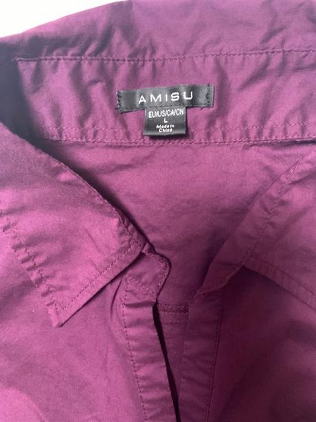 Baklažánová košeľa zn. amisu, amisu,l