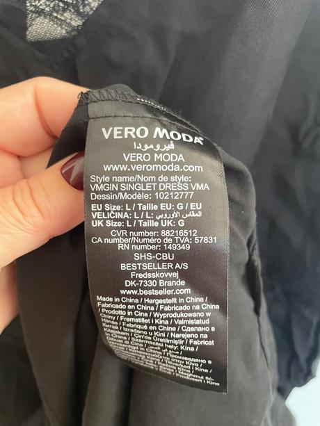 Cierne midi saty s krajkou vero moda, vero moda,l