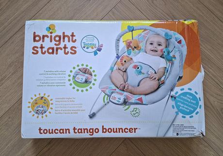 Vibrujúce hojdacie kresielko bright stars,