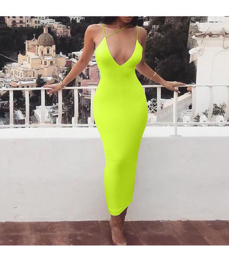 Neonove saty kaja, xs