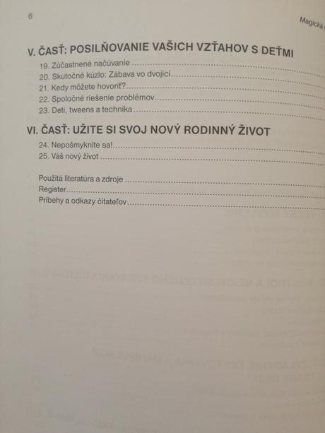 Kniha magická výchova,