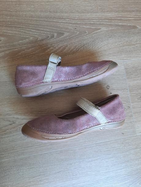 Ružovo trblietavé balerínky, d.d.step,32