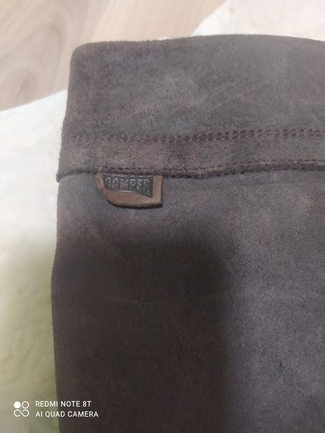 Čižmy z brúsenej kože, camper,40