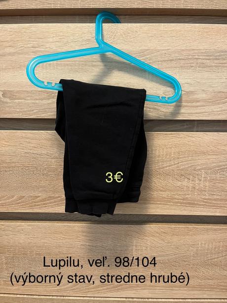 Tepláky lupilu, veľ. 98/104, lupilu,98