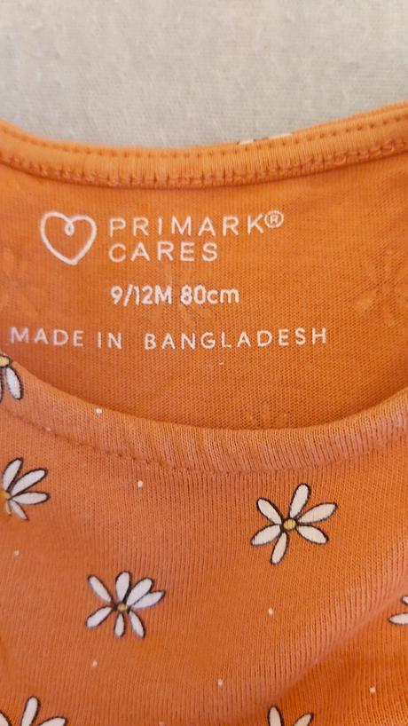 Šaty koralová primark 80, primark,80