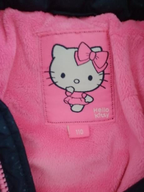 Dievčenská zimná bunda, hello kitty,110