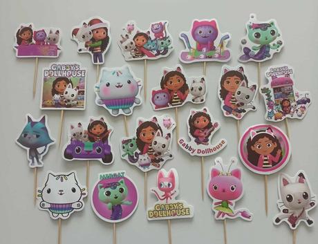 Tortový zápich gabby (15ks),