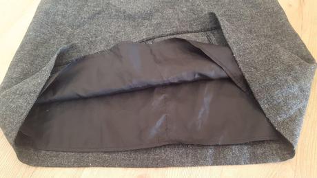 Sivá sukňa, h&m,38