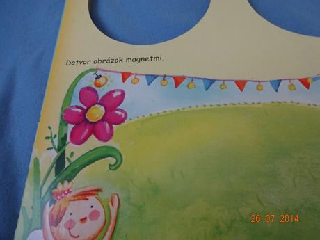 Knizka s magnetkami pre najmensich,