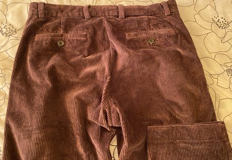 Pánske menčestrové  nohavice brooks brothers v. 32, 32