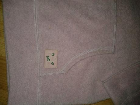 Flísová mikina svetlo ružová, 122