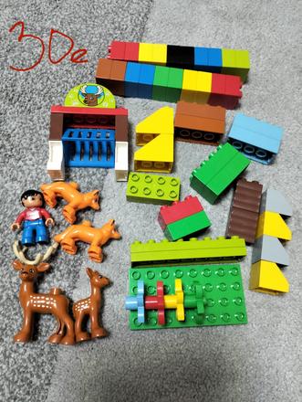 Lego duplo balíčky obchod farma zoo,