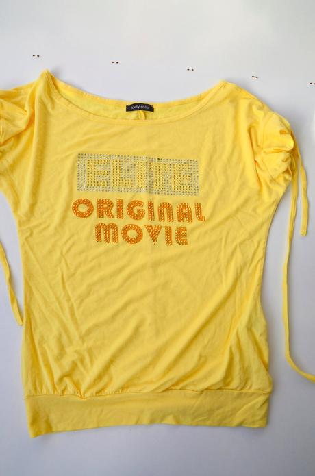 Tričko s nápisom, s