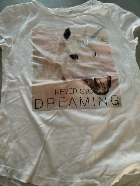 Unicorn tričko, h&m,158