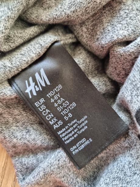 Šmolko čiapka 4-8y, h&m,110