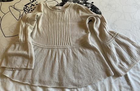 Kvalitný úpletový pulóver - sveter stefanel v. xs, xs