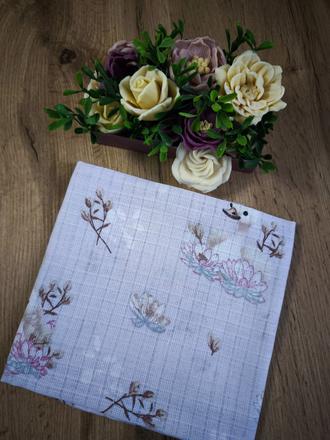 16-bavlnená plienka labuť, 