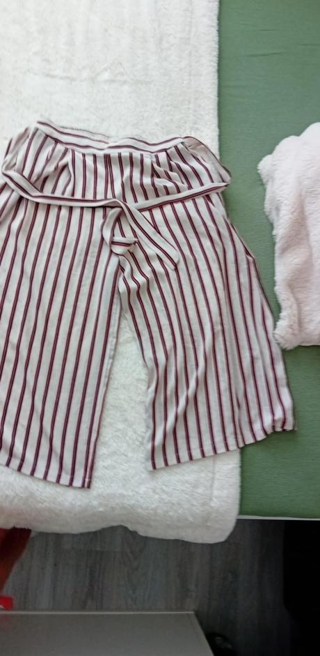 Dámske široké trojstvrtove nohavice, l