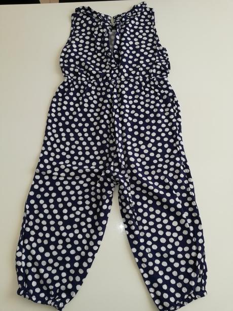 Bodkovaný overal, h&m,92