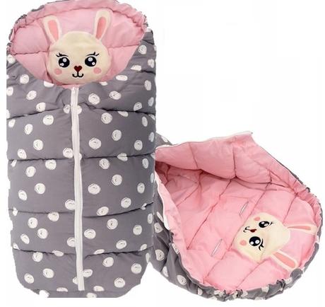 Luxusný fusak 4v1, 90x47cm - granátový,