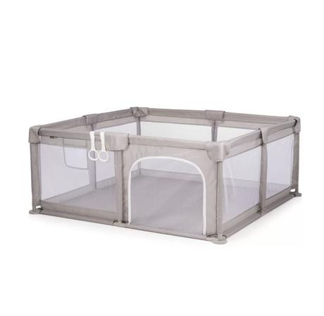 Nová ohrádka pre deti béžová / sivá 200x180 cm + v, šírka (cm): 180,dĺžka (cm): 200