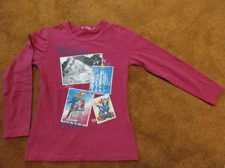 Tričko 122-128 s poštou, 122