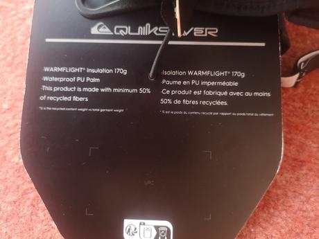 Quiksilver pánske zimné rukavice veľkosť xl, quiksilver,xl