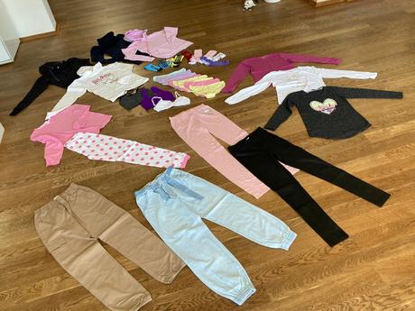 Balík oblečenia pre dievca 152-158-164, 158–170