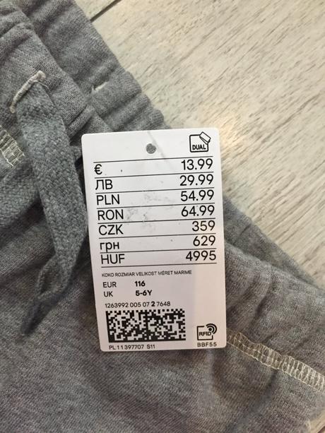 Chlapčenske teplaky 116, 140, h&m,116 / 140