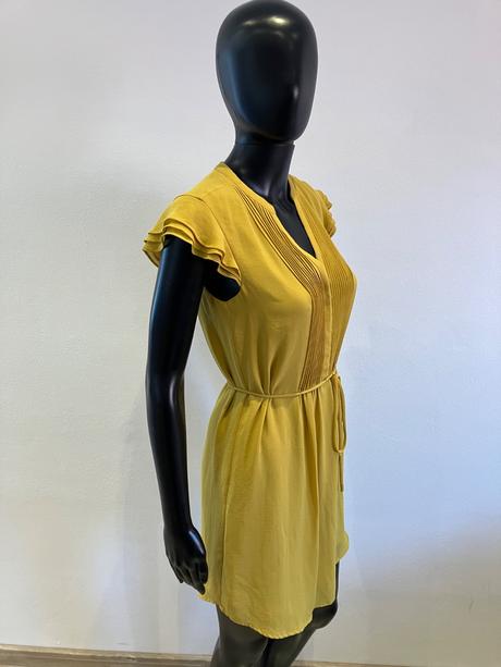 Dámske šaty horčicové h&m (xs), h&m,xs