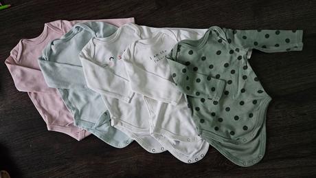 Set 5 body s dlhým rukávom c&a, c&a,62