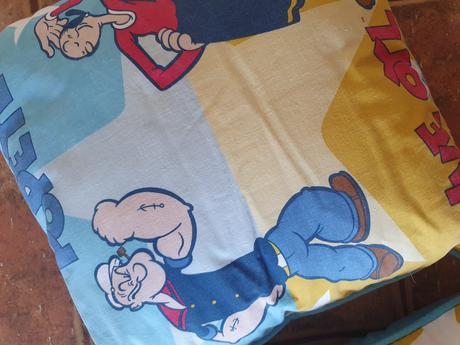 Ozdobné vankúše pepek námorník - popeye, 2 kusy,
