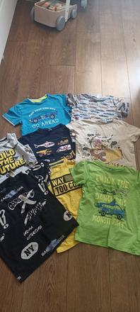 Balík tričiek na leto 122 chlapec, 122–134