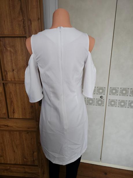 Luxusné biele šaty, reserved,38
