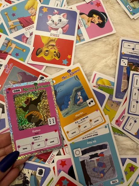 Anglicko- slovenské disney karticky,