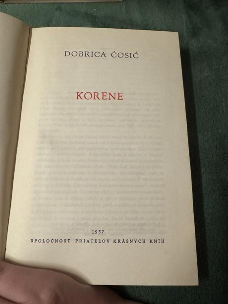 Cosic dobrica. korene,