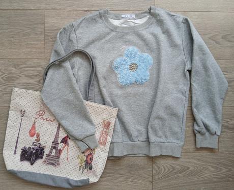 Seda mikina s kvetom, m