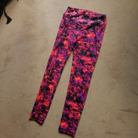 Farebné leginy na šport h&m č. xs, h&m,xs