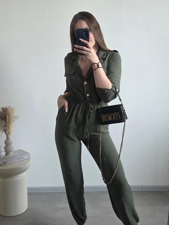 Khaki overal s, s