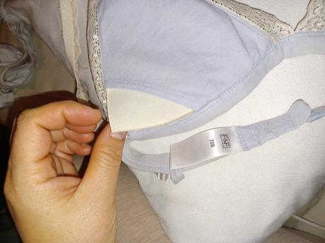 Bavlnená podprsenka 70b, f&f,70b