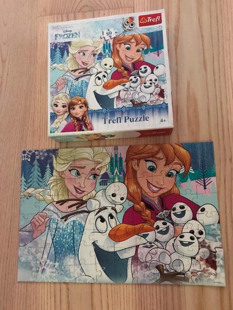Puzzle frozen , 80 dielikov,