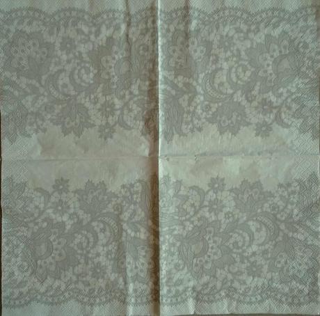 Servítka strieborné ornamenty 10ks, 