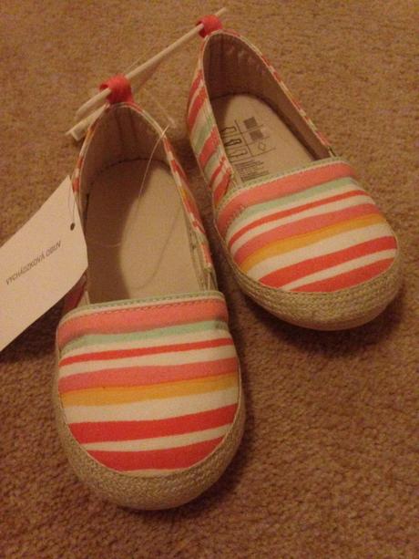 Detské dievčenské espadrilky h&m, 23