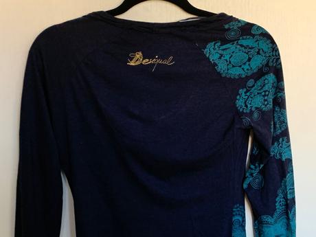 Desigual dámske tričko s dlhým rukávom, desigual,s